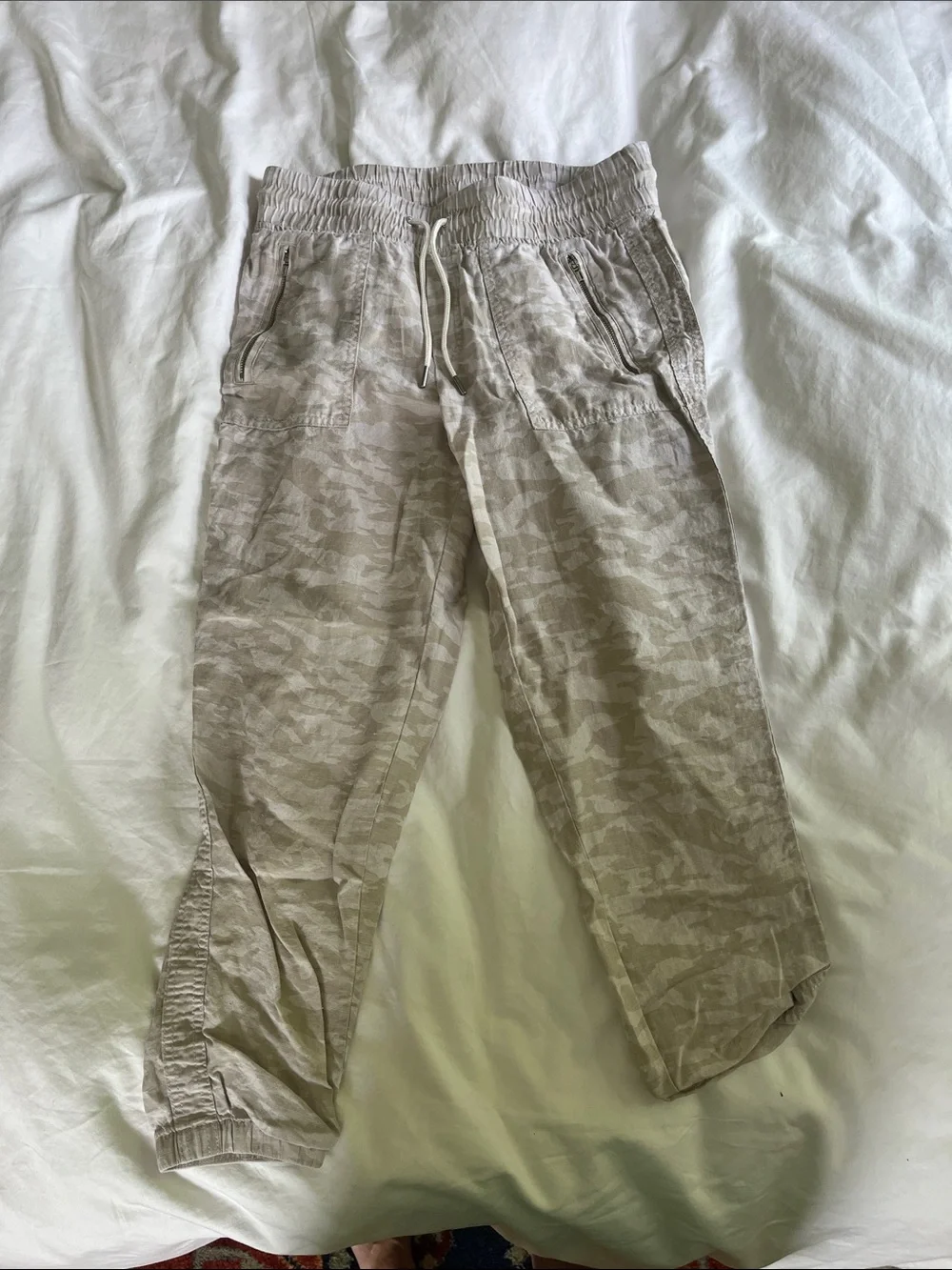 Athleta Cabo Tide Linen Jogger